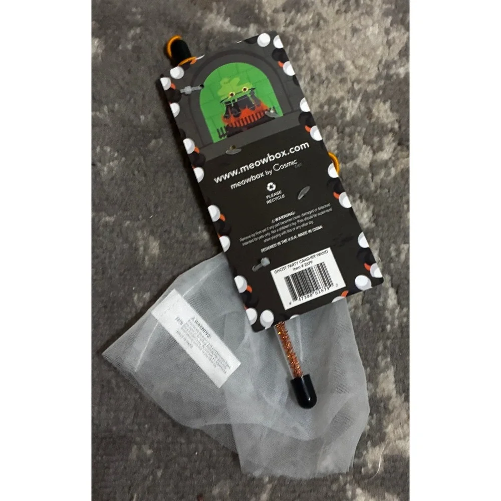 Meowbox Ghost Party Crasher Catnip Wand (NWT)